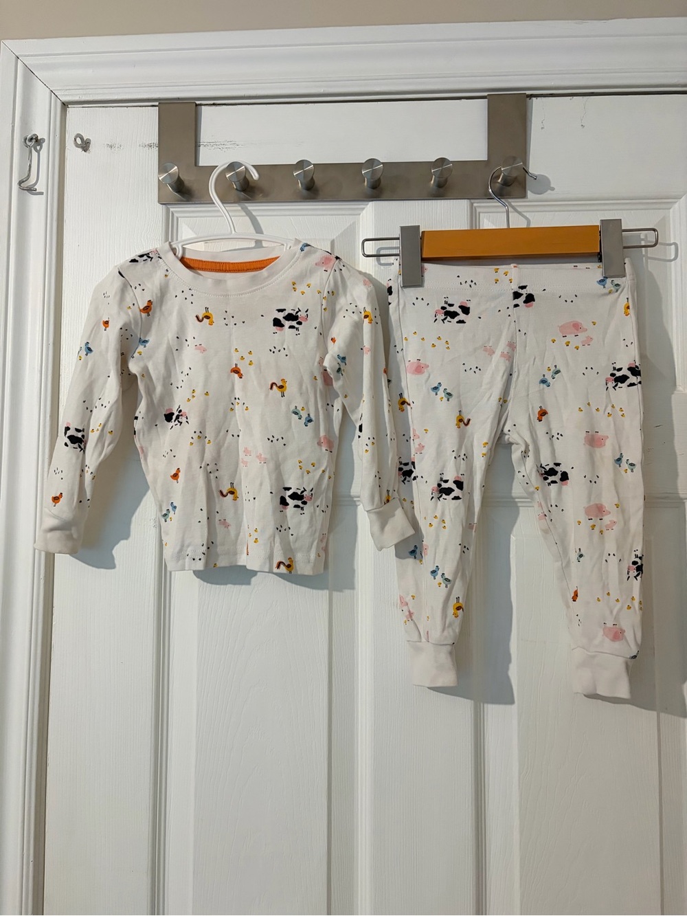 George White Kids Animal & Floral Pajama Set with Colorful Accents